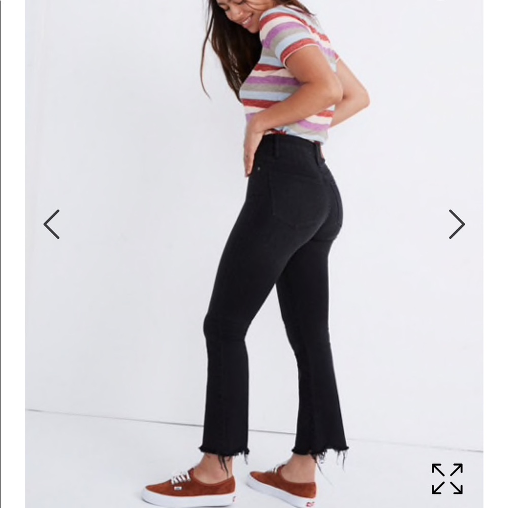 Tall Curvy Cali Demi Boot Jeans Chewed-Hem Edition